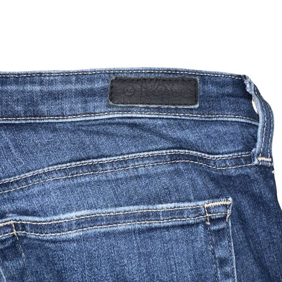 AG Adriano Goldschmied The Prima Ankle Cigarette Leg Jeans Size 30R Stretch Blue - Picture 12 of 16